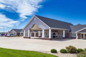 The Villas of Holly Brook entrance on North Main Street in Morton, IL.