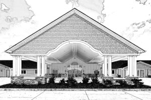 One-story building under development